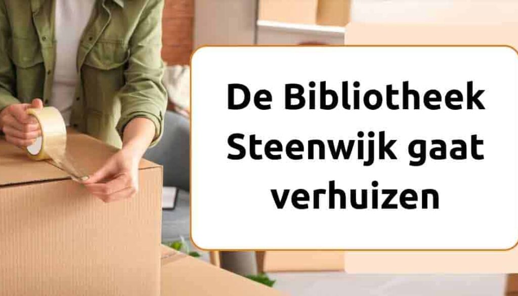 Bibliotheek Steenwijk gaat verhuizen - foto aangeleverd