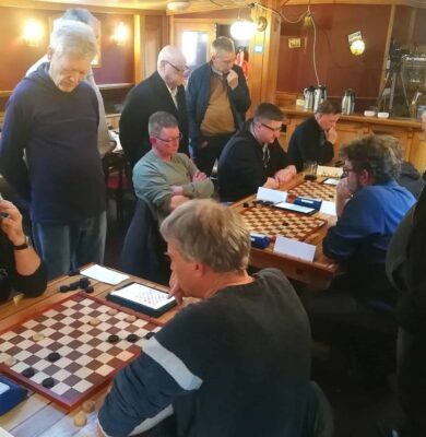 Overview of the playing hall on the clipper Elizabeth - foto WFD