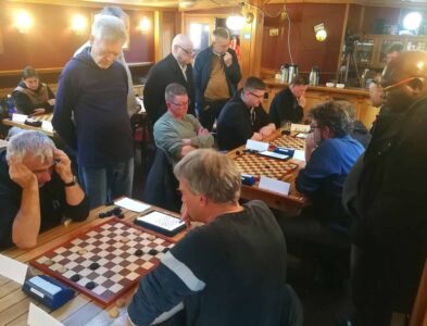 Overview of the playing hall on the clipper Elizabeth - foto WFD