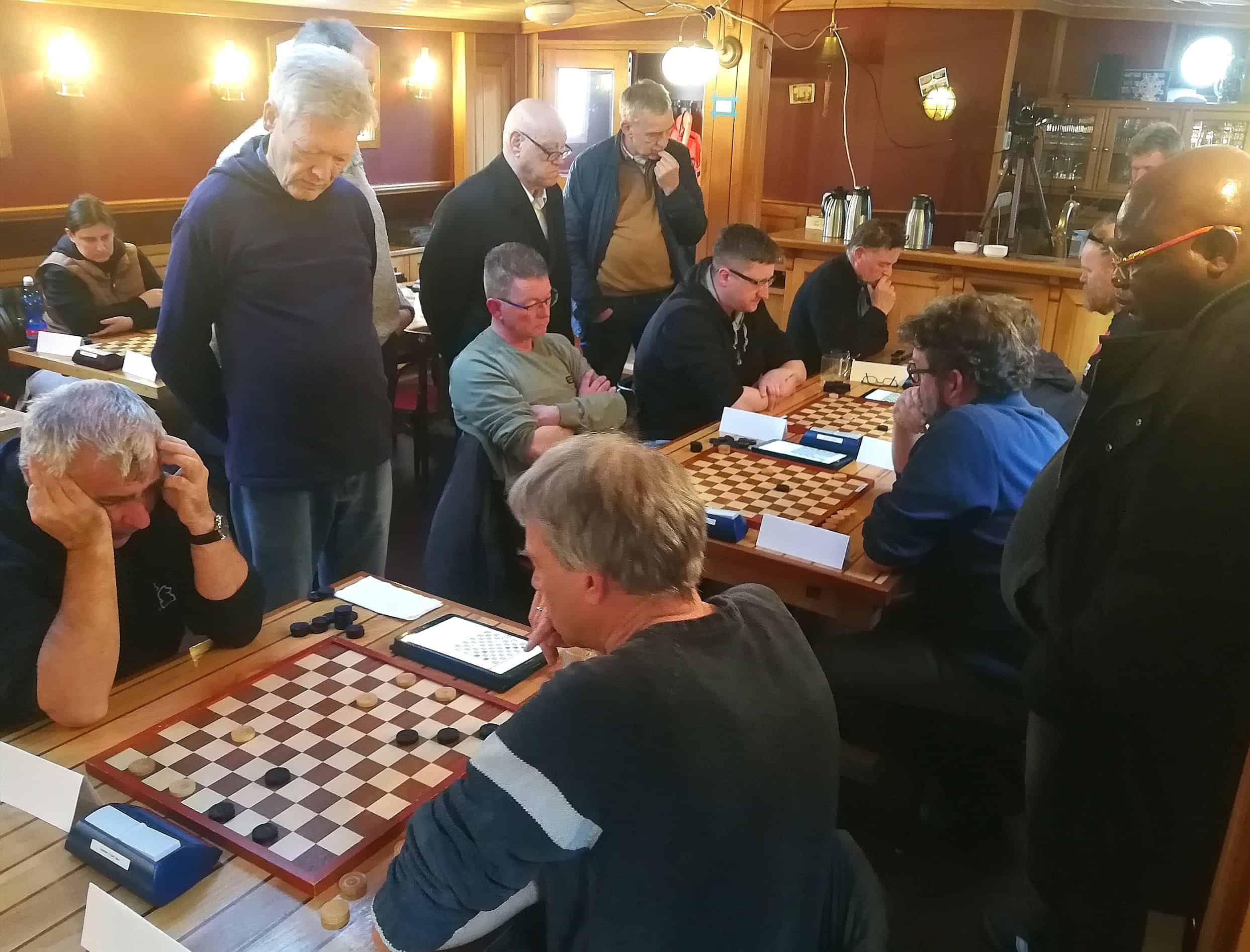 Overview of the playing hall on the clipper Elizabeth - foto WFD