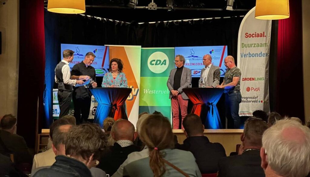 Verkiezingsdebat Westerveld - foto Dirk Brans