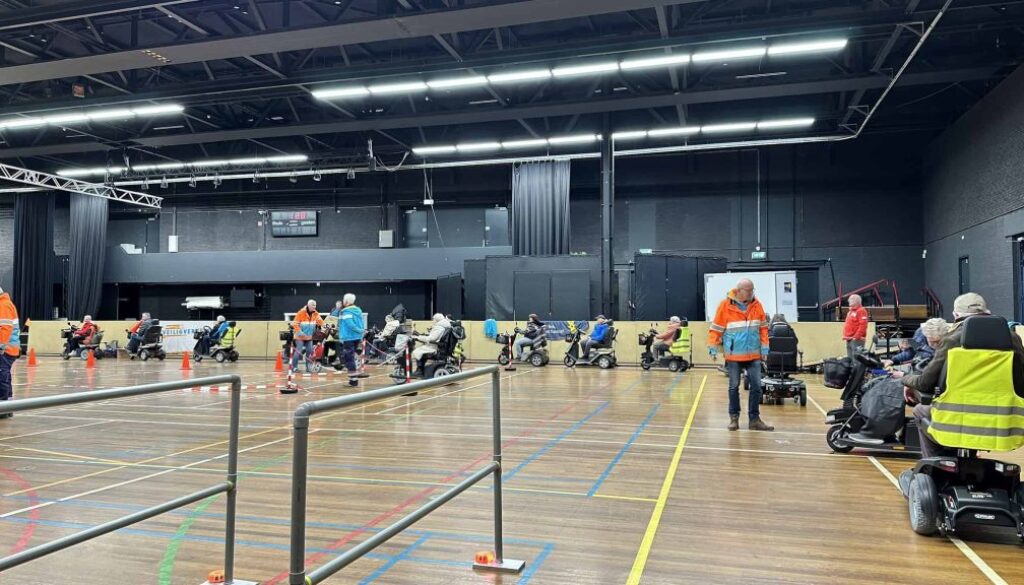 Scootmobiel cursus 2025 - foto Dirk Brans