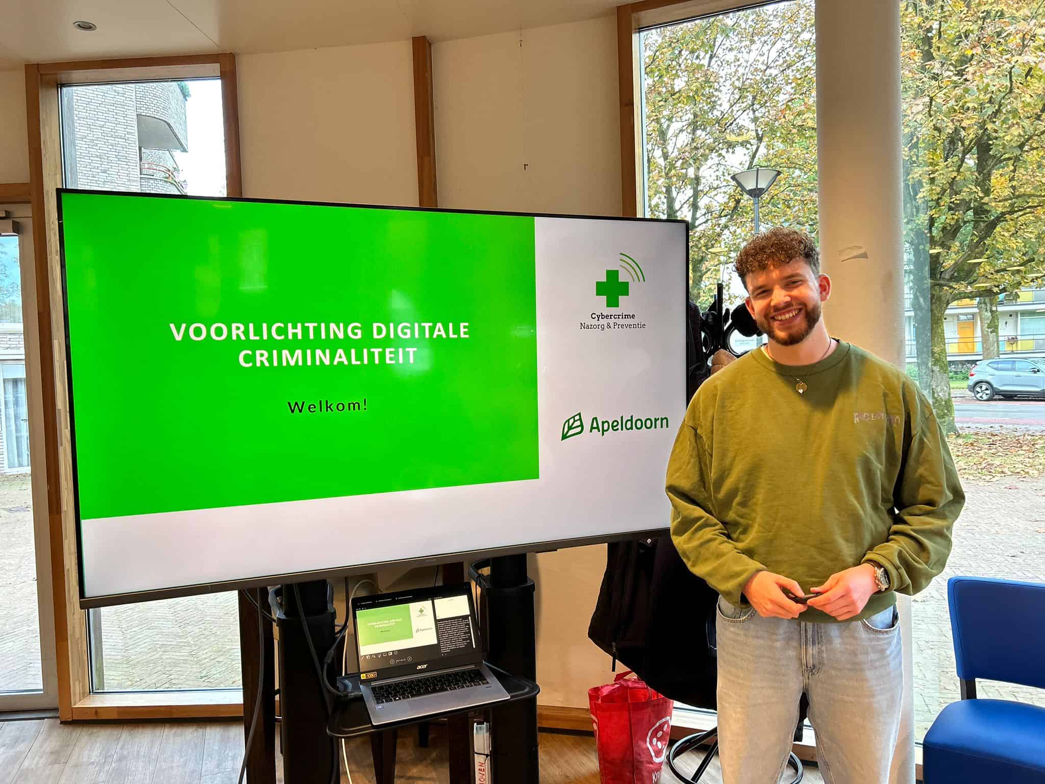 Digitale weerbaarheid Saber Klooster presentatie - foto aangeleverd