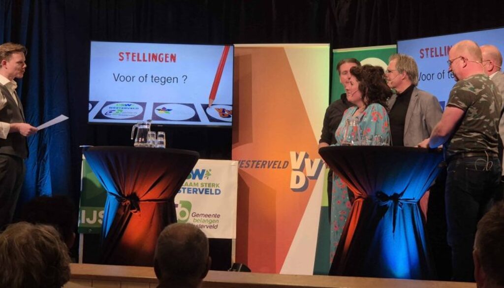 Het Westervelds Verkiezingsdebat - foto Marjolein Rink