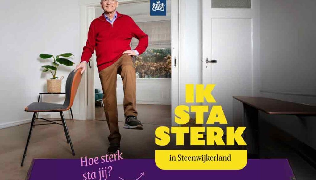 Ik sta sterk foto voor op website - foto aangeleverd