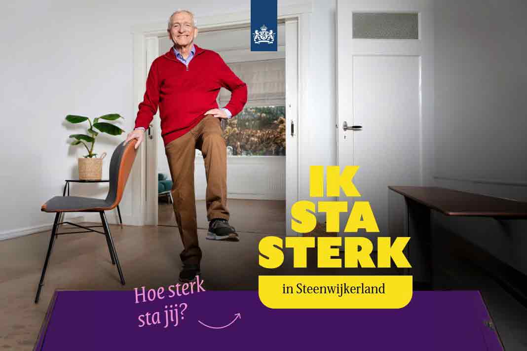 Ik sta sterk foto voor op website - foto aangeleverd