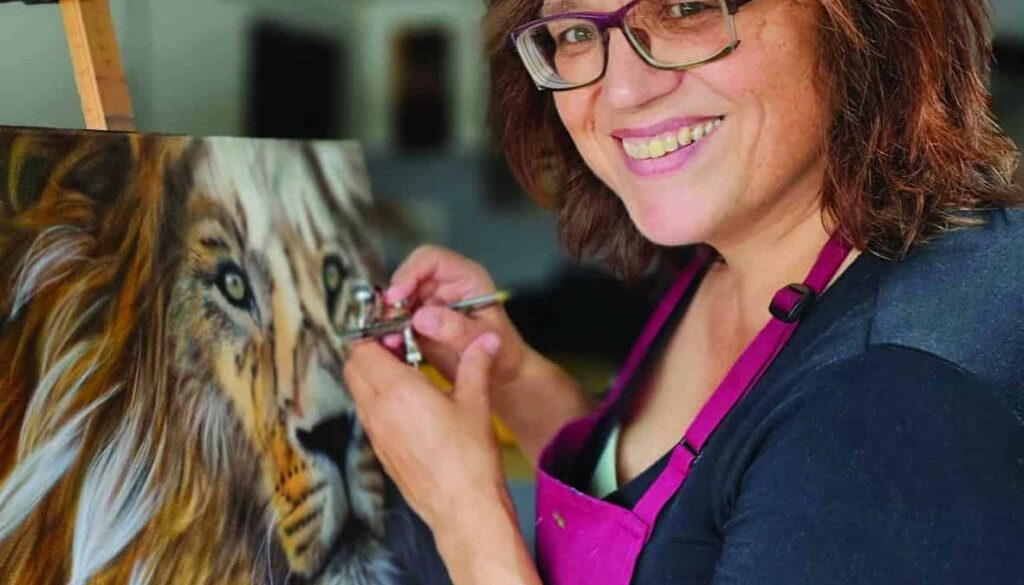 Marcia Timmermans at work - foto Marcia Timmermans