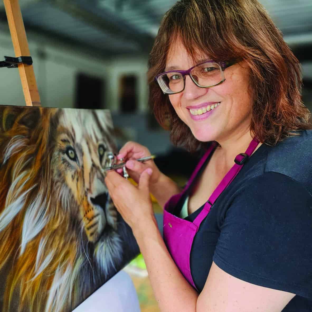 Marcia Timmermans at work - foto Marcia Timmermans