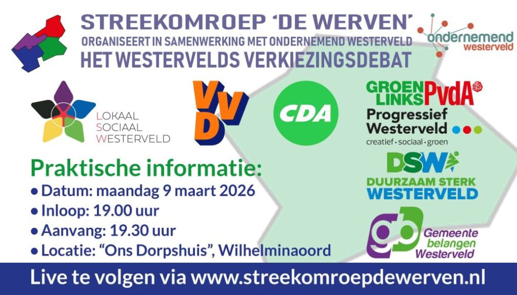 Westervelds Verkiezingsdebat-druk