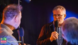 Jan van Beekhuizen, CDA, in debat bij RTV SLOS (foto: RTV SLOS)