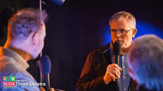 Jan van Beekhuizen, CDA, in debat bij RTV SLOS (foto: RTV SLOS)