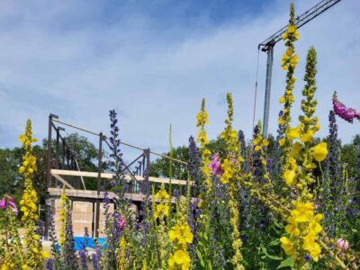 Biobased pand in aanbouw (foto aangeleverd)