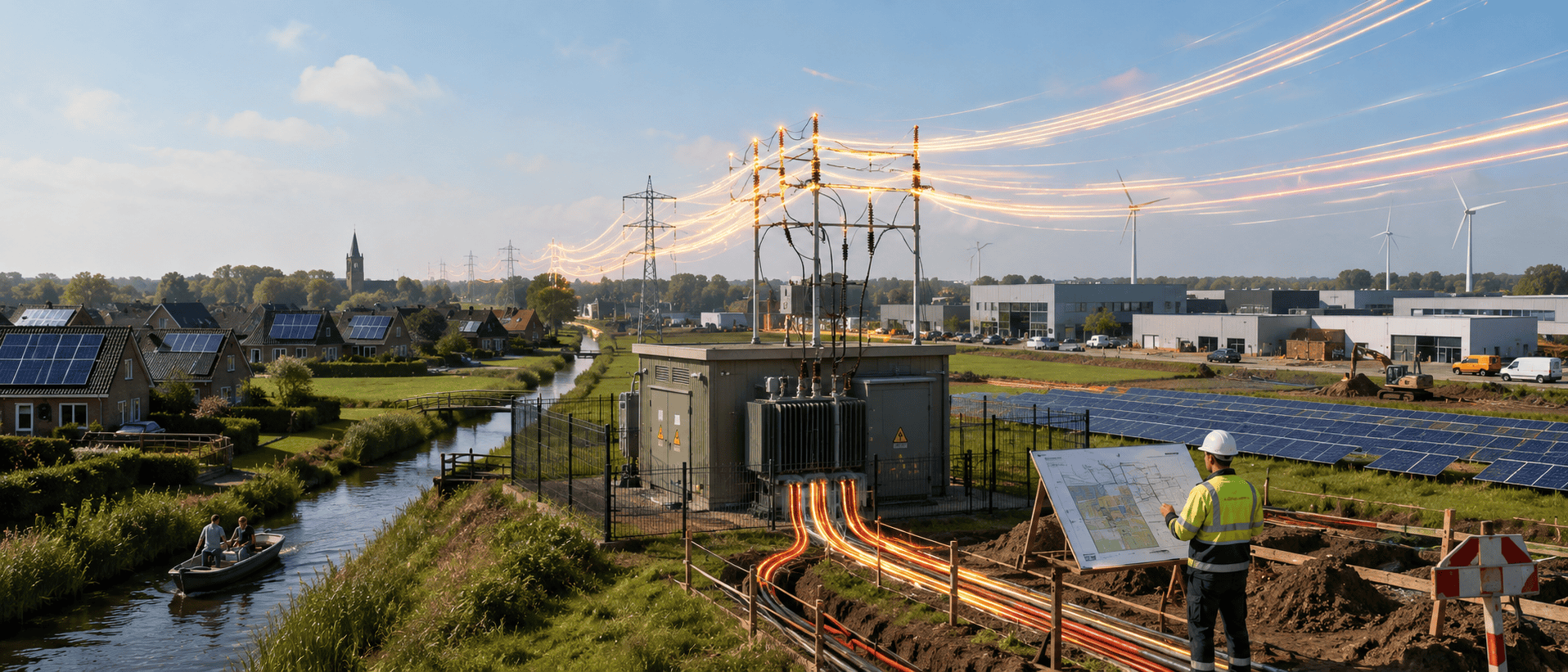 Netcongestie Steenwijkerland - foto AI