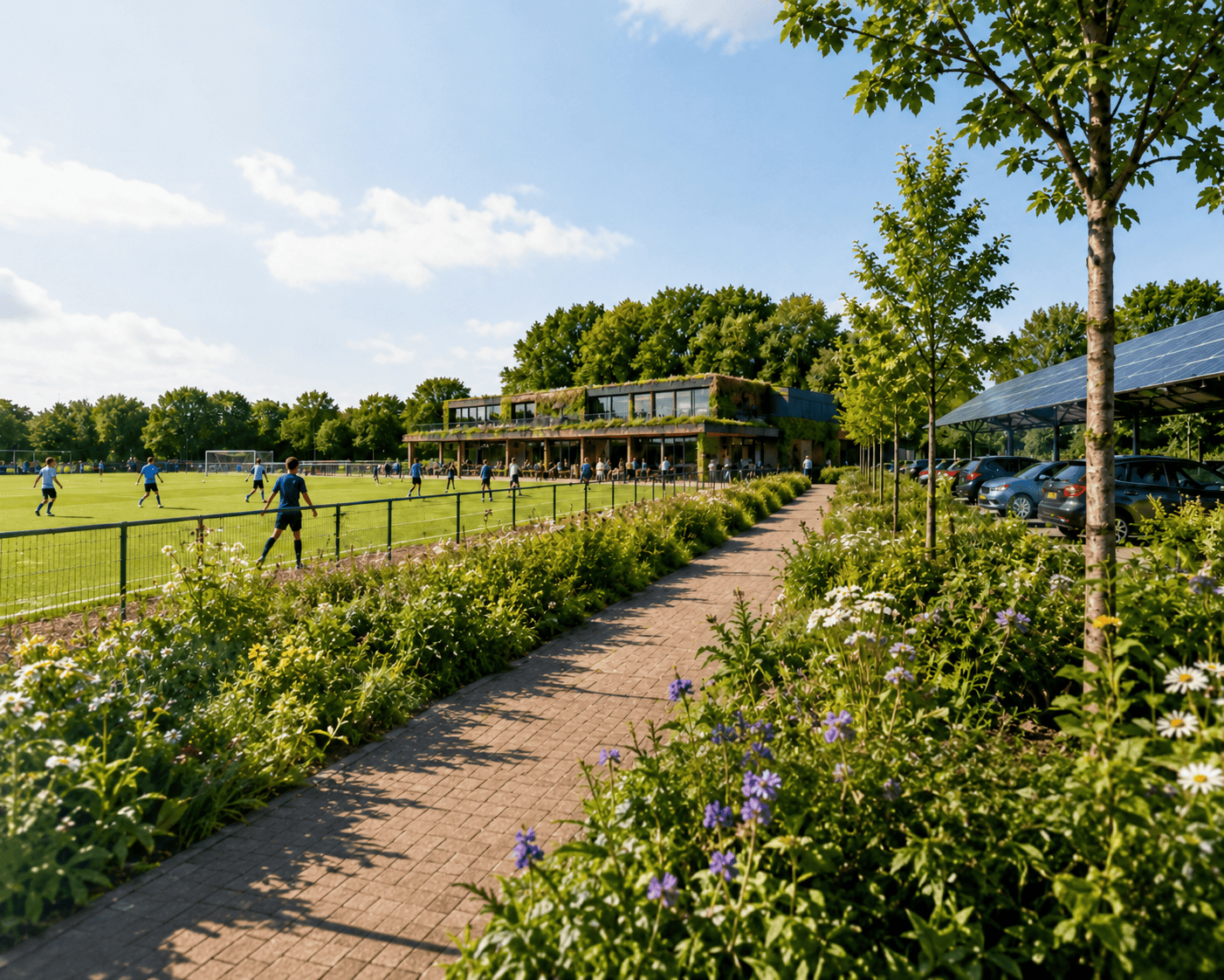 Subsidieregeling Natuur voor Elkaar voor sportterreinen (foto AI)