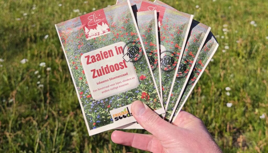 Zakjes inheems bloemen zaad Zaaien in Zuidoost - foto aangeleverd