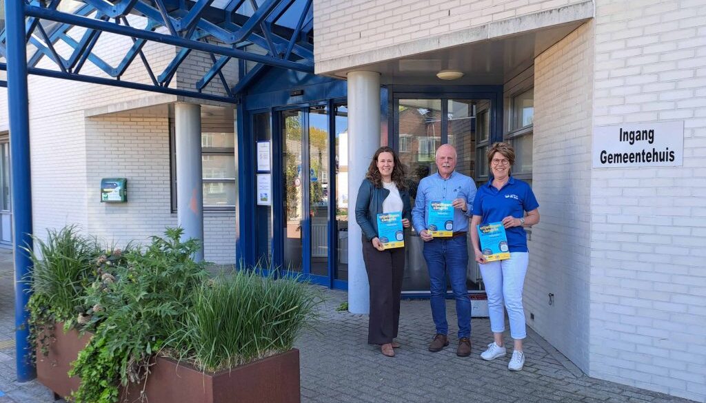 Marloes van Schooten, Klaas Korthoef en Marieke Pit. (Kevin Hoen ontbreekt) -foto aangeleverd