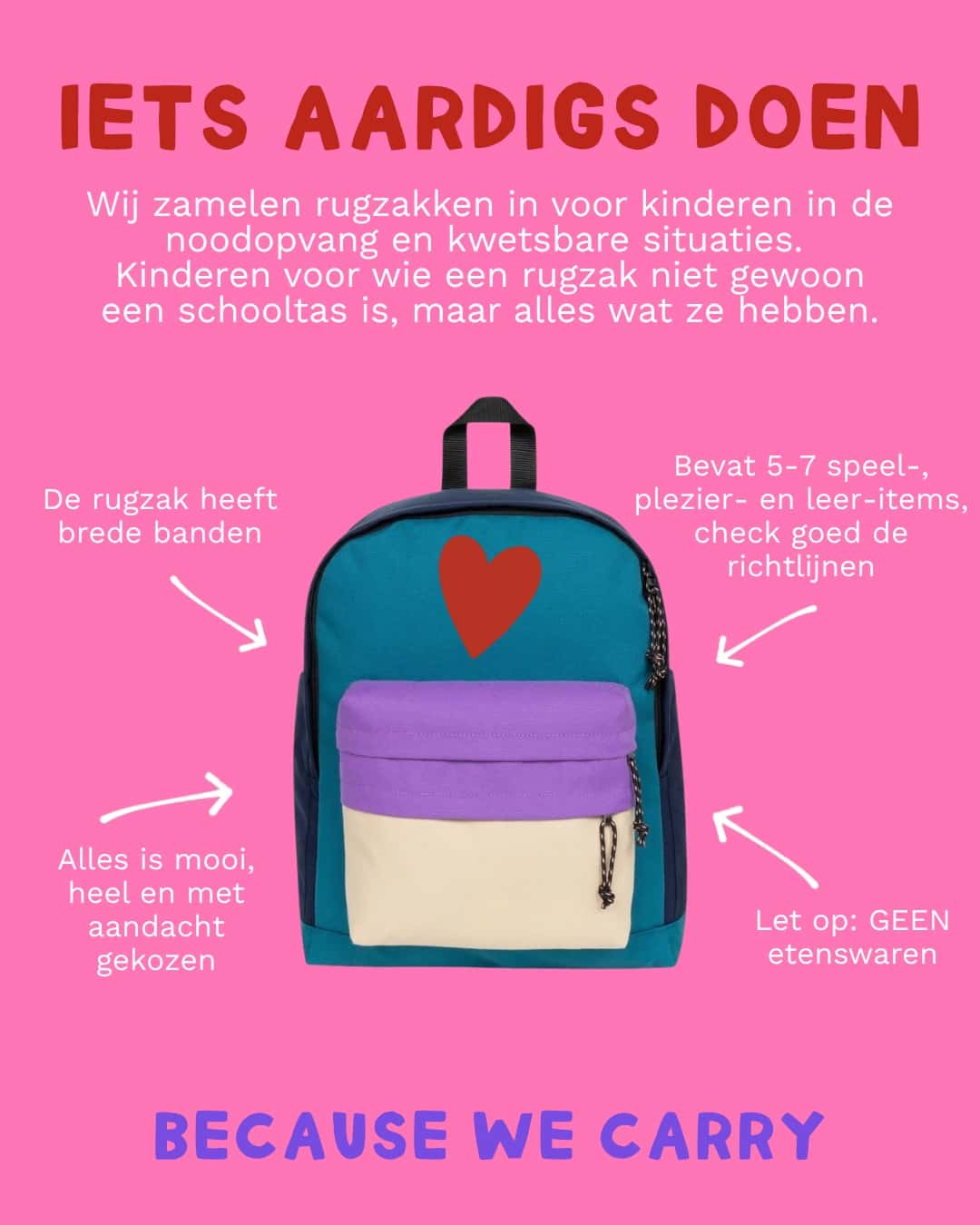 BWC-rugzakjes