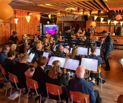 Brassband Halleluja Menaam (foto X-lent Fotografie)
