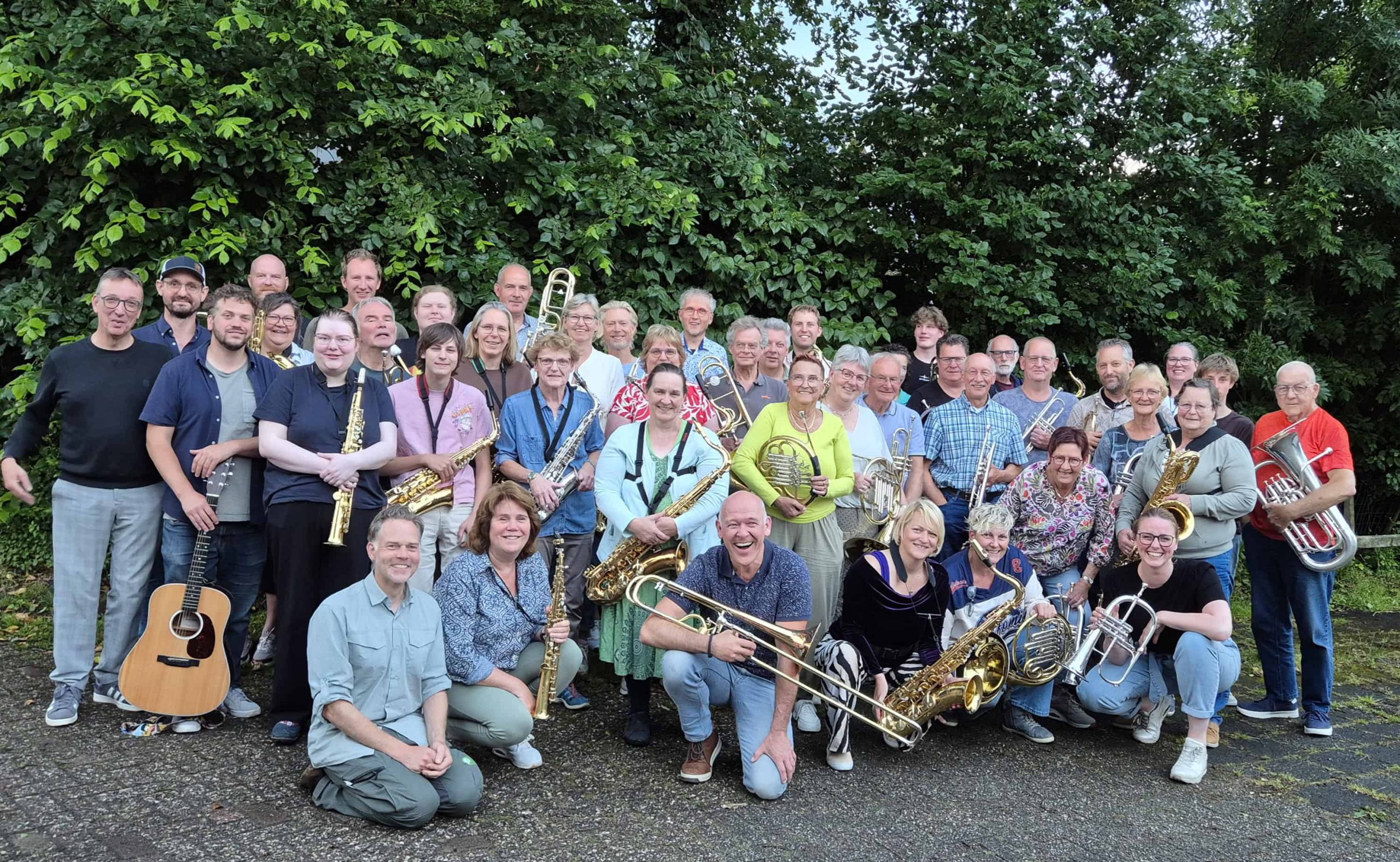 Orkest VCE Westerveld met Lysander van Oossanen en Jason Staal (foto aangeleverd)