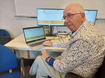 foto vrijwilliger Klaas Steffens (Foto HVSeO)