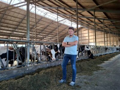 Melkveehouder Harrald Helmers uit Giethoorn