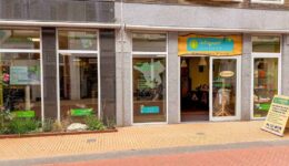 Het infopunt van Stichting Duurzaam Steenwijkerland in Steenwijk