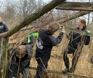 Junior Rangers aan het werk (foto aangeleverd)