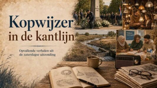 Kopwijzer in de kantlijn (foto Ai gemaakt)
