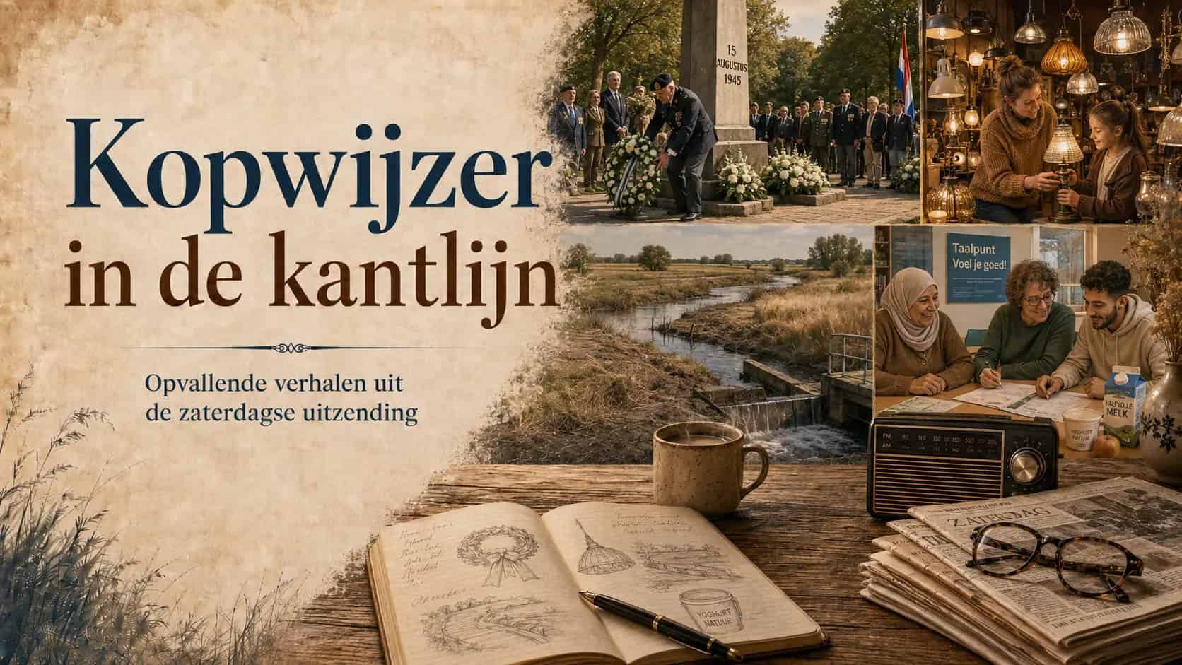 Kopwijzer in de kantlijn (foto Ai gemaakt)