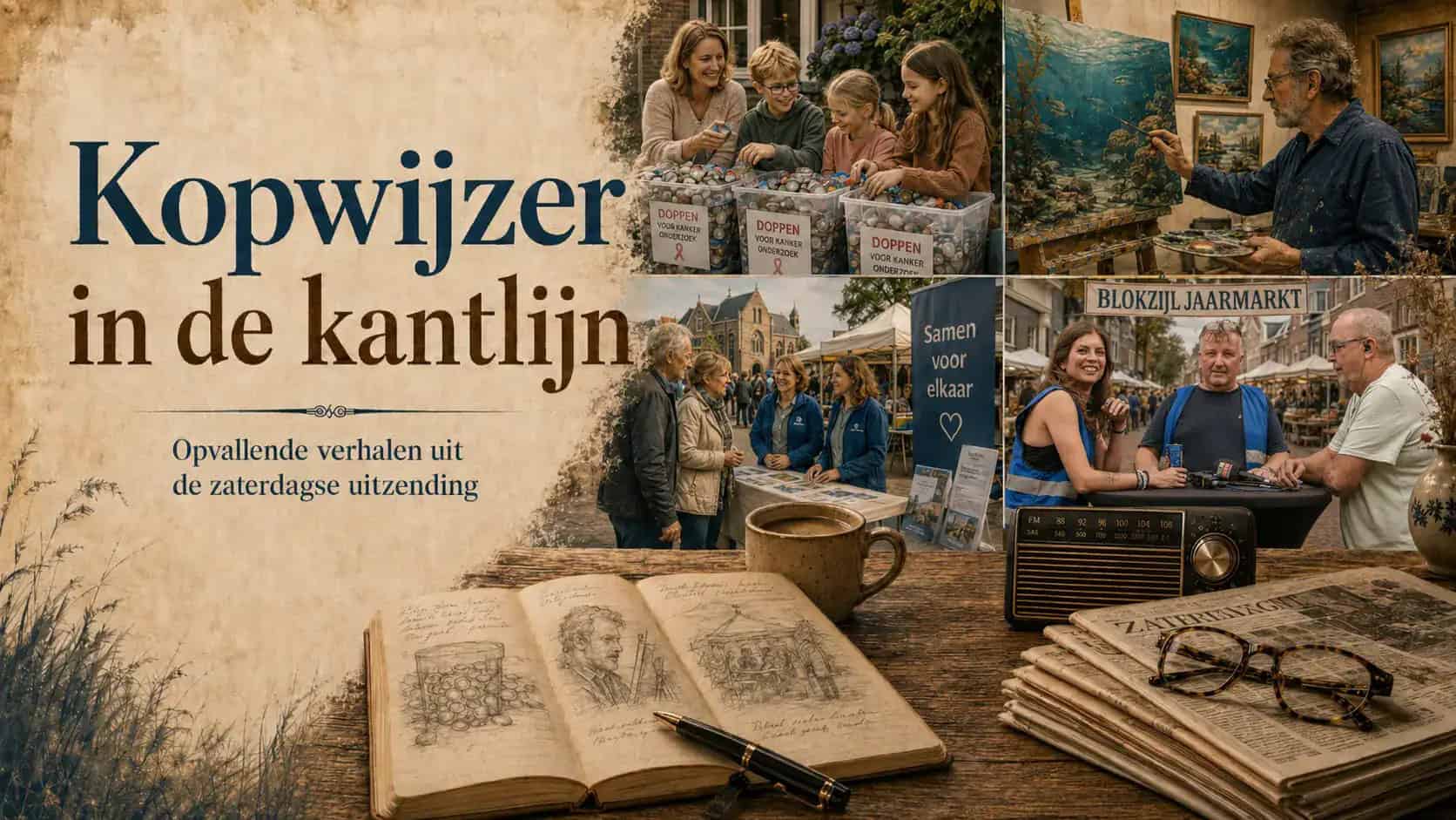Kopwijzer in de kantlijn (foto AI gemaakt)
