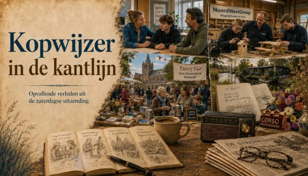 Kopwijzer in de kantlijn (foto AI gemaakt)