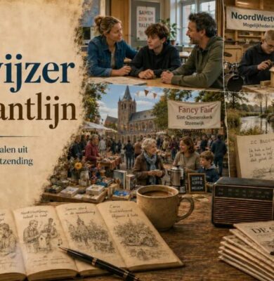 Kopwijzer in de kantlijn (foto AI gemaakt)