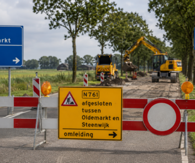 N761 en N334 tussen Oldemarkt en Steenwijk9Foto AI Gemaakt)