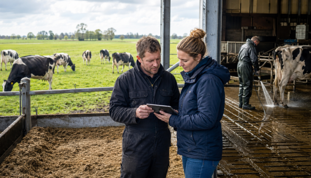 Overijssel test nieuwe aanpak om ammoniakuitstoot (foto AI gegenereerd)