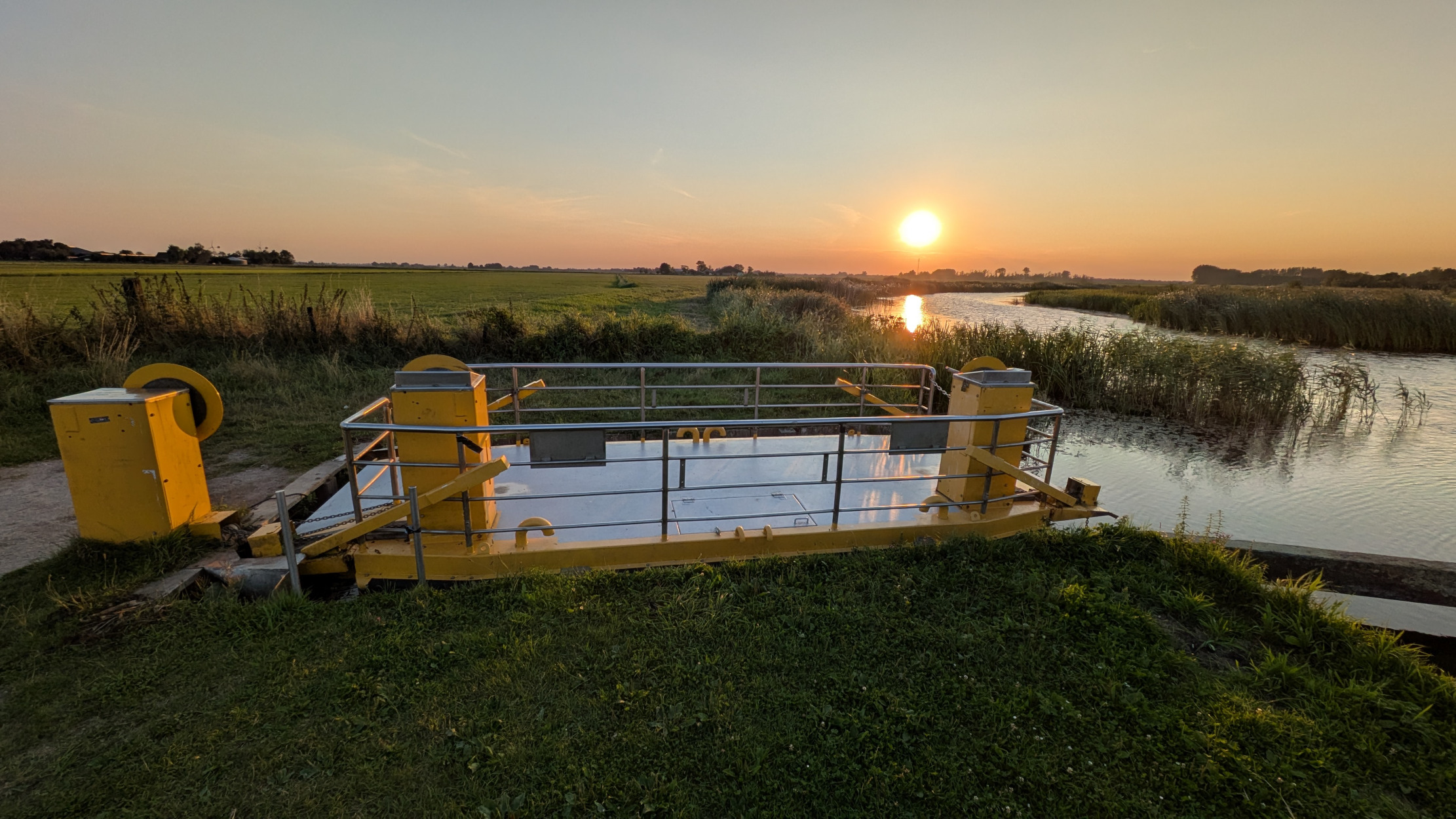 Pontje De Lende kant Oldemarkt (foto De Werven)