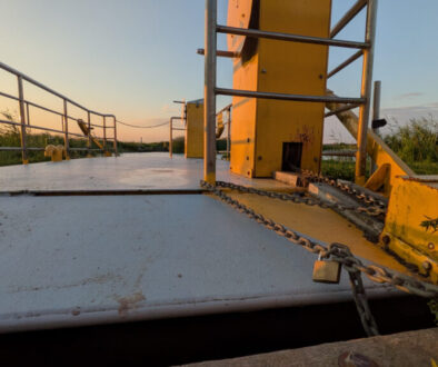 Pontje De Lende aan de ketting (foto_ De Werven)