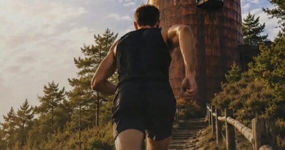 De route naar de 33 meter hoge Bosbergtoren (foto: Invictus).