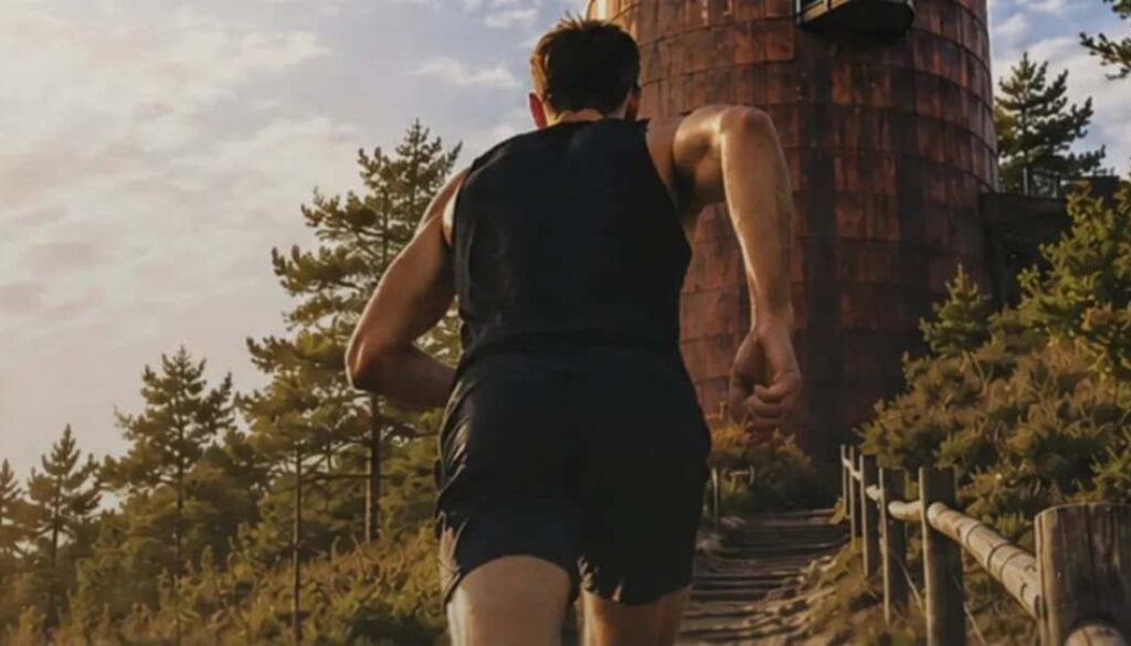 De route naar de 33 meter hoge Bosbergtoren (foto: Invictus).
