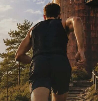 De route naar de 33 meter hoge Bosbergtoren (foto: Invictus).