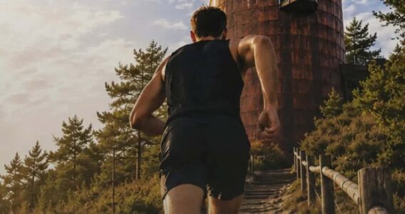 De route naar de 33 meter hoge Bosbergtoren (foto: Invictus).