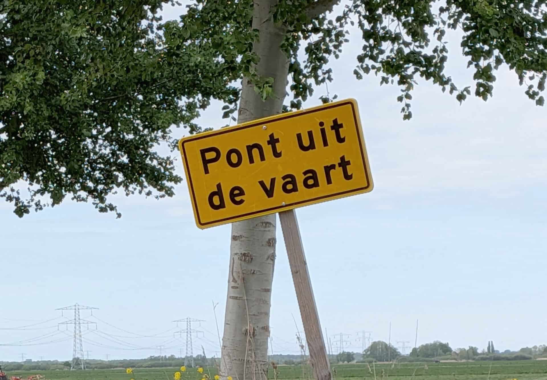 Bordje bij Oldelamer (foto: De Werven).