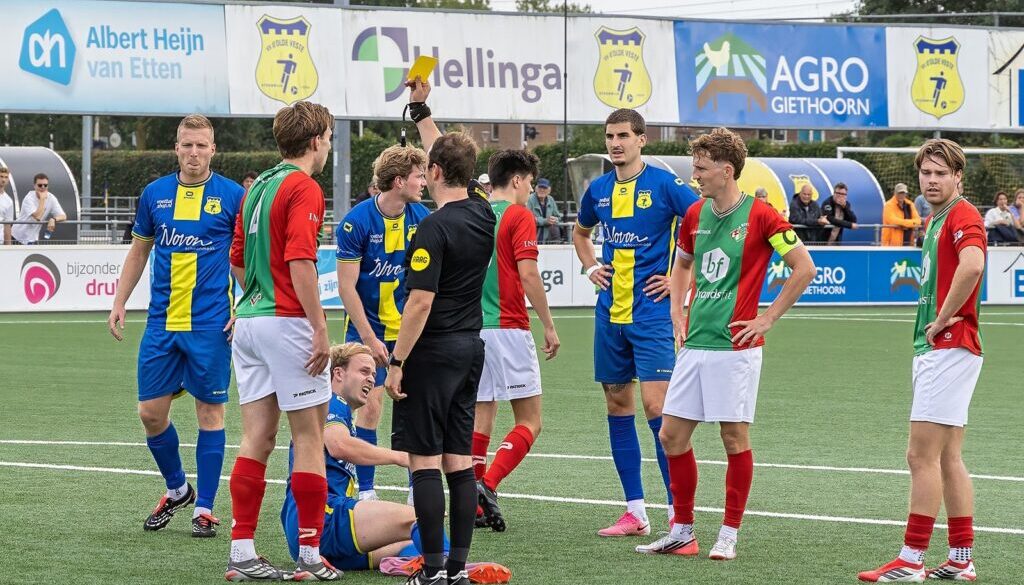 Olde Veste werkt hard voor verdiende zege op Bon Boys