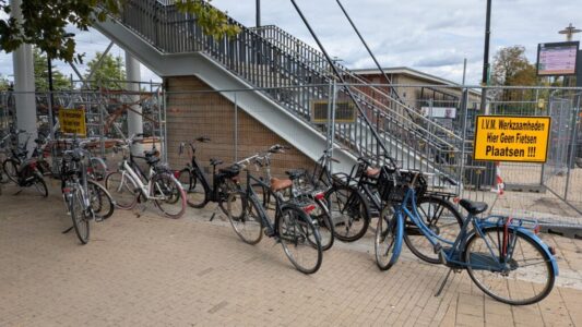 fietsen rond Station Steenwijk foto De Werven