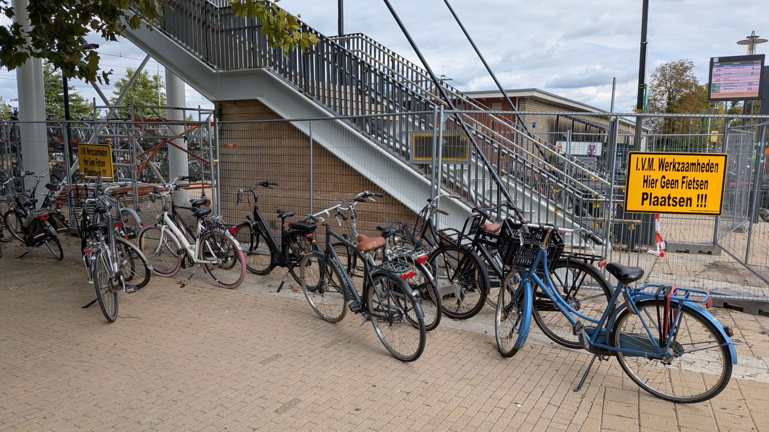 fietsen rond Station Steenwijk foto De Werven
