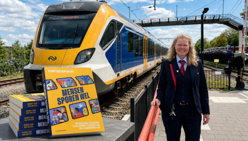 Mensen sporen wel liggend (foto Dirk Brans)