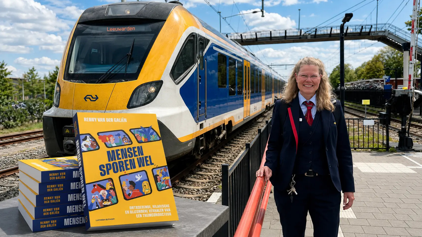 Mensen sporen wel liggend (foto Dirk Brans)