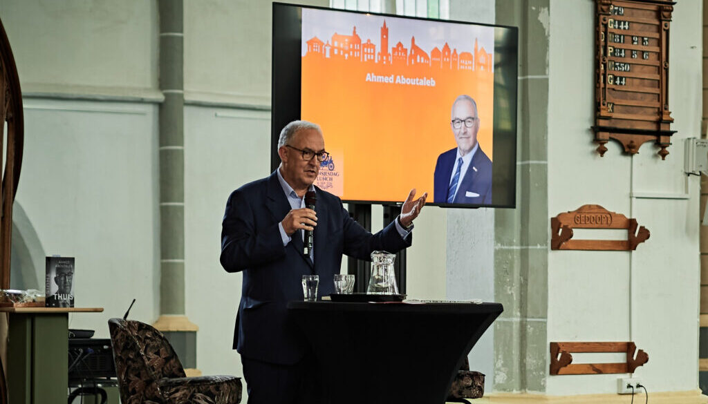 Prinsjesdaglunch Steenwijerkland met Ahmed Aboutaleb foto Thom Dolstra
