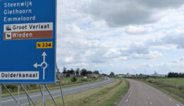 Ruxveenseweg richting Hooidijk foto de Werven