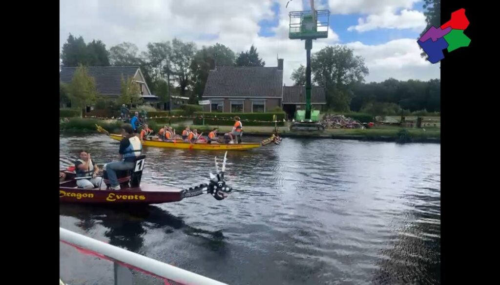 Drakenbootrace Dieverbrug (foto en video: Geert Meekhof)