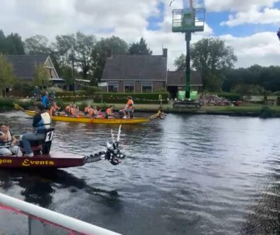 Drakenbootrace Dieverbrug (foto en video: Geert Meekhof)